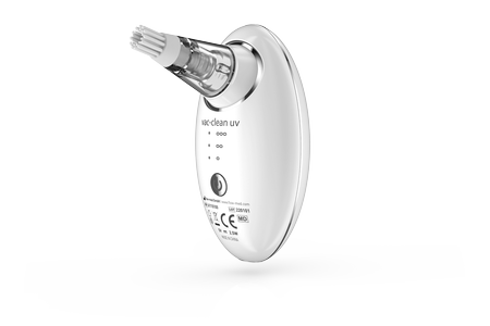 Flow-Med mini vacuum-cleaner for all hearing aids Vac-Clean UV