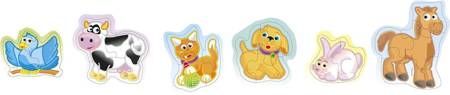 Puzzles Flexi Forms - 6 Animals