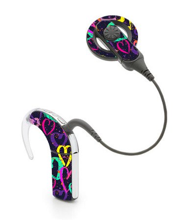 SKIN FOR COCHLEAR NUCLEUS 5 - HEARTS