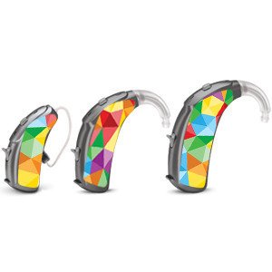 Universal skins for hearing aids - RAINBOW